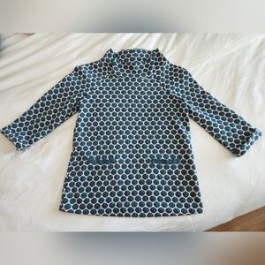 Boden Polka Dot Jaquard Top